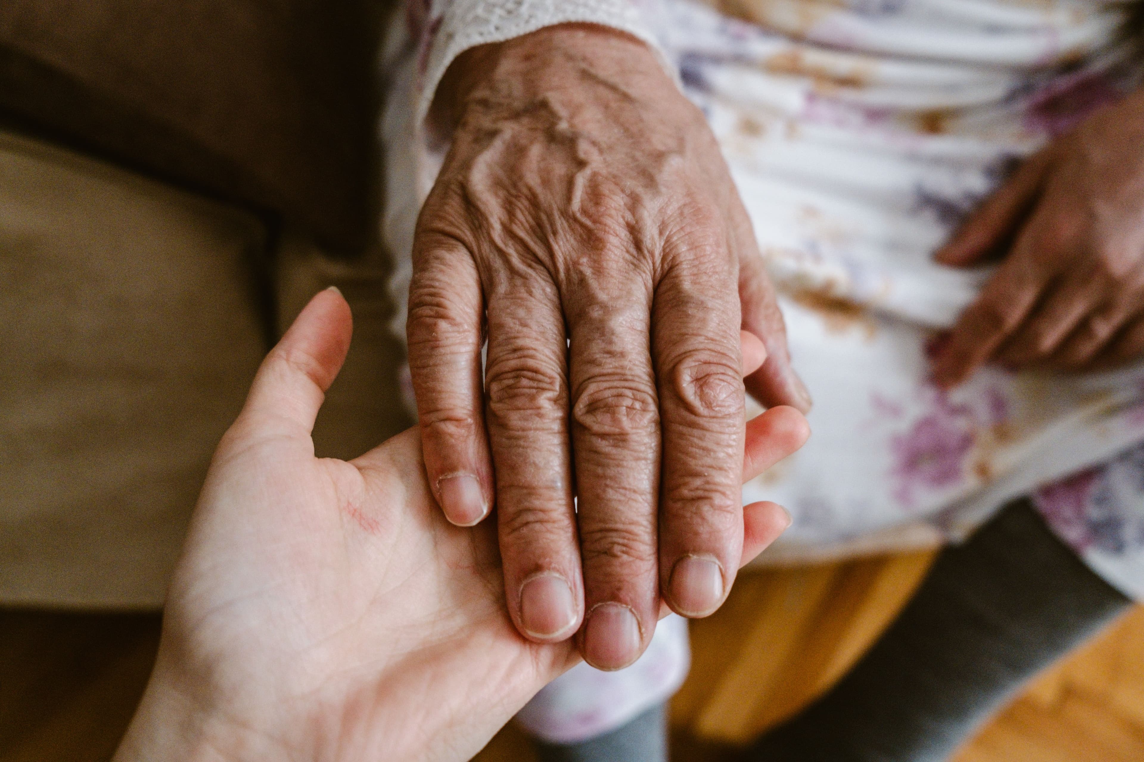 Caregiver assisting senior in Berks County